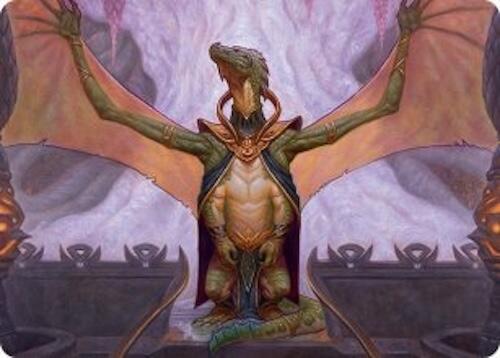 Kheru Goldkeeper Art Card (36/54) [Tarkir: Dragonstorm Art Series] | Gamers Paradise