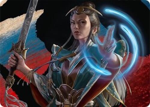 Narset, Jeskai Waymaster Art Card (44/54) [Tarkir: Dragonstorm Art Series] | Gamers Paradise