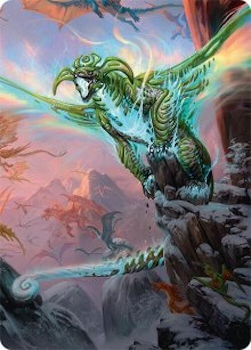 Ureni of the Unwritten Art Card (51/54) [Tarkir: Dragonstorm Art Series] | Gamers Paradise