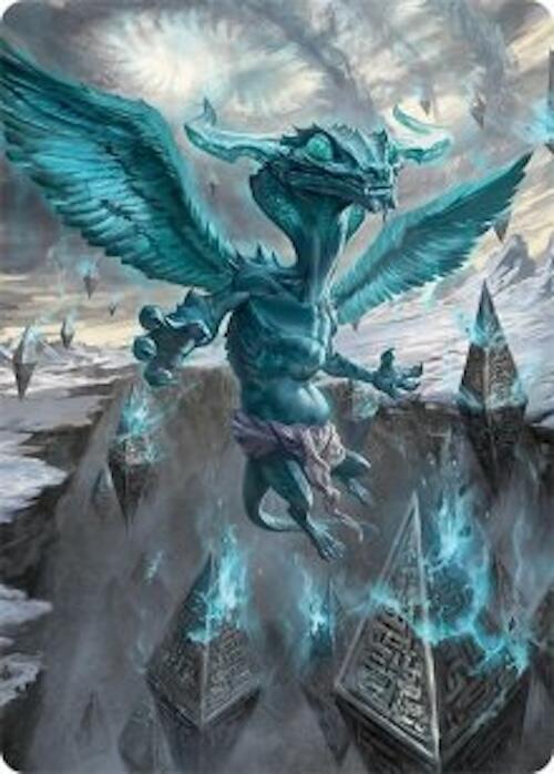 Ugin, Eye of the Storms Art Card (47/54) [Tarkir: Dragonstorm Art Series] | Gamers Paradise