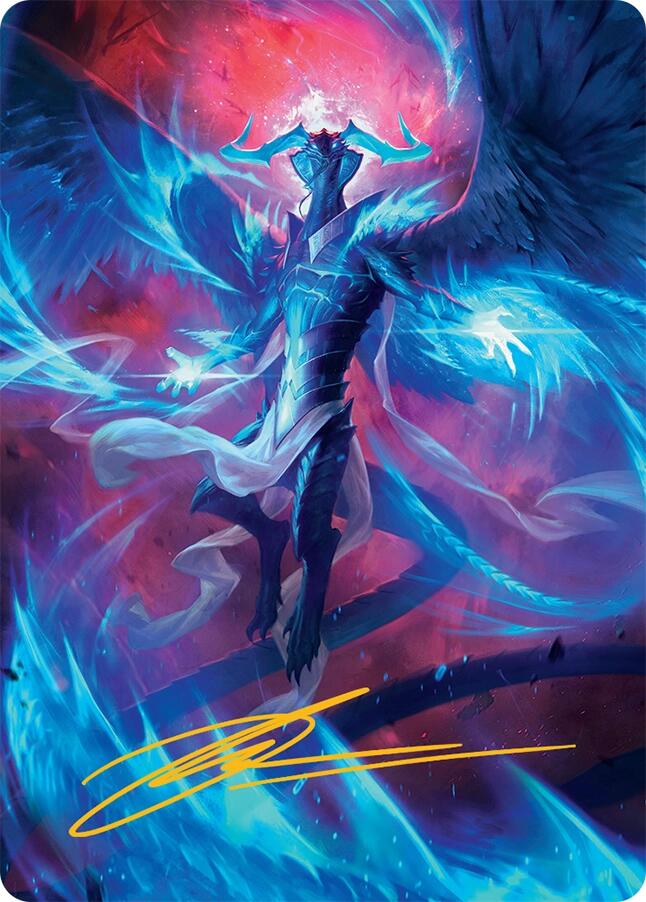 Ugin, Eye of the Storms Art Card (48/54) (Gold-Stamped Signature) [Tarkir: Dragonstorm Art Series] | Gamers Paradise
