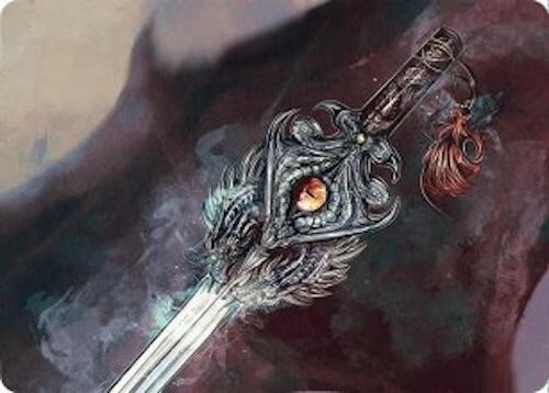 Dragonfire Blade Art Card (40/54) [Tarkir: Dragonstorm Art Series] | Gamers Paradise