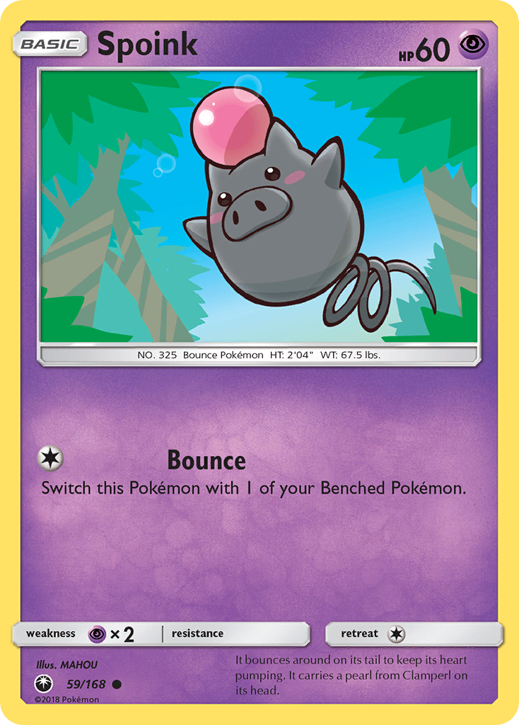 Spoink (59/168) [Sun & Moon: Celestial Storm] | Gamers Paradise