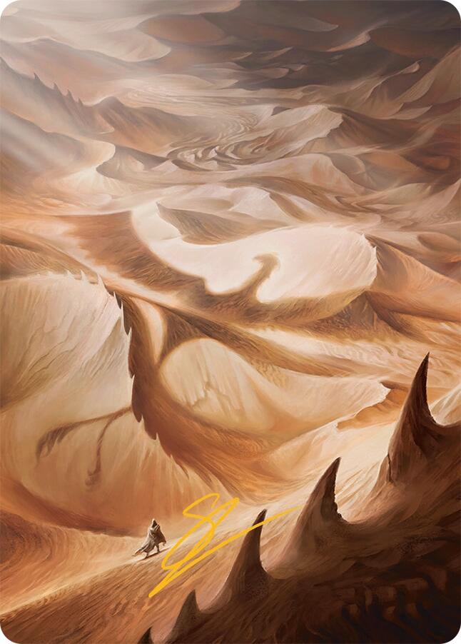 Plains Art Card (30/54) (Gold-Stamped Signature) [Tarkir: Dragonstorm Art Series] | Gamers Paradise