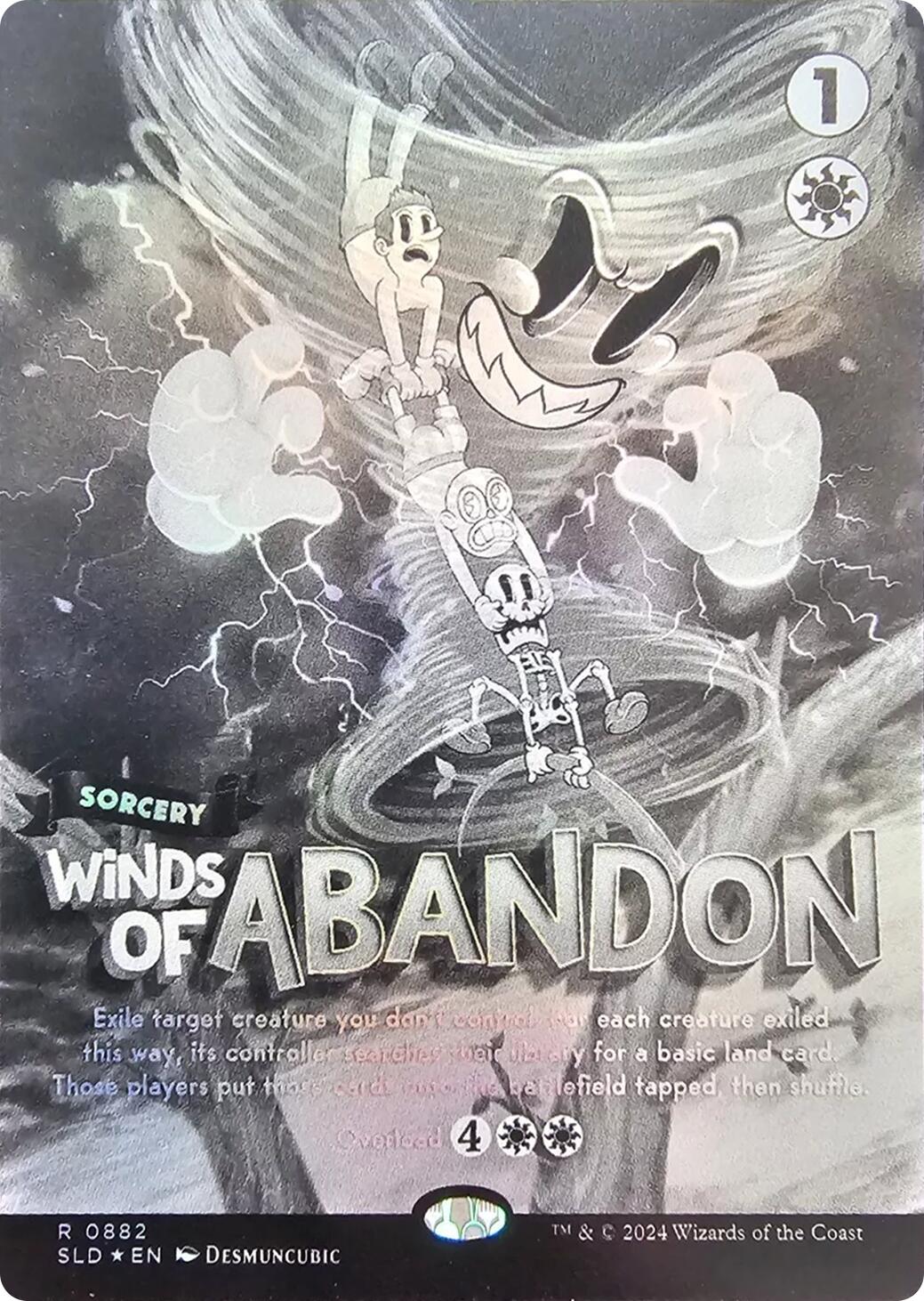 Winds of Abandon (Black & White Foil) [Secret Lair Drop Series] | Gamers Paradise