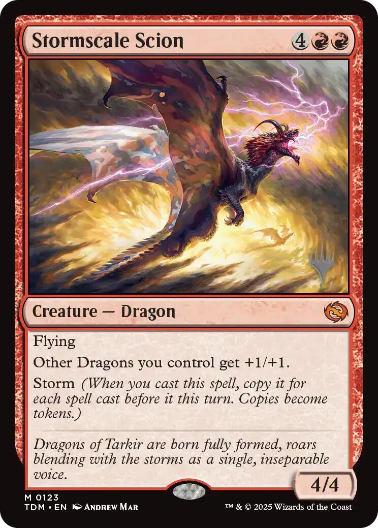 Stormscale Scion [Tarkir: Dragonstorm Promos] | Gamers Paradise