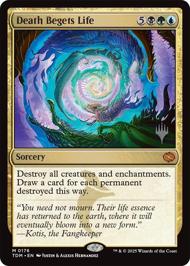 Death Begets Life [Tarkir: Dragonstorm Promos] | Gamers Paradise