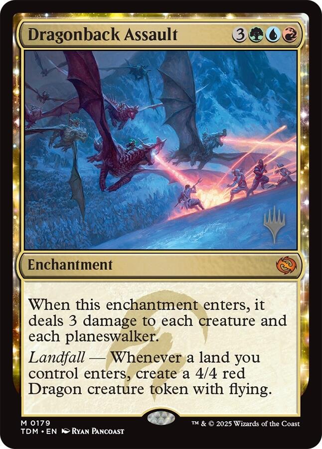 Dragonback Assault [Tarkir: Dragonstorm Promos] | Gamers Paradise
