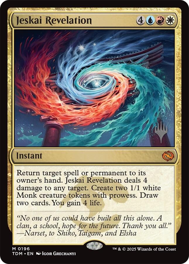 Jeskai Revelation [Tarkir: Dragonstorm Promos] | Gamers Paradise