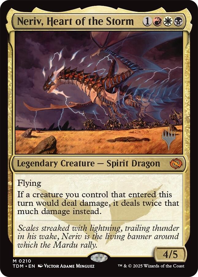 Neriv, Heart of the Storm [Tarkir: Dragonstorm Promos] | Gamers Paradise