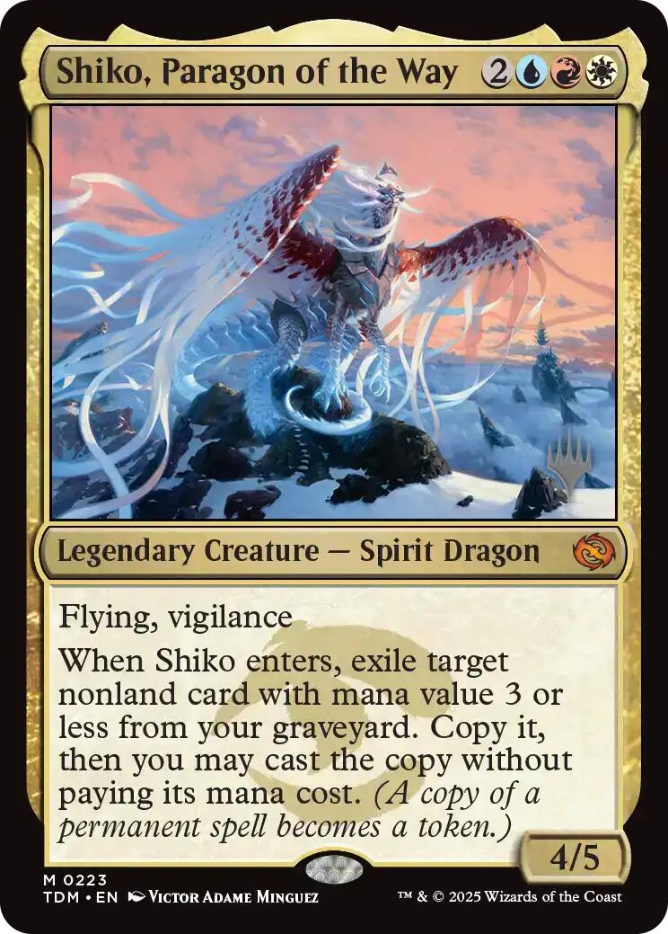 Shiko, Paragon of the Way [Tarkir: Dragonstorm Promos] | Gamers Paradise
