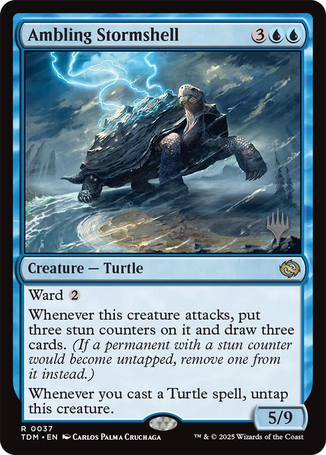 Ambling Stormshell [Tarkir: Dragonstorm Promos] | Gamers Paradise