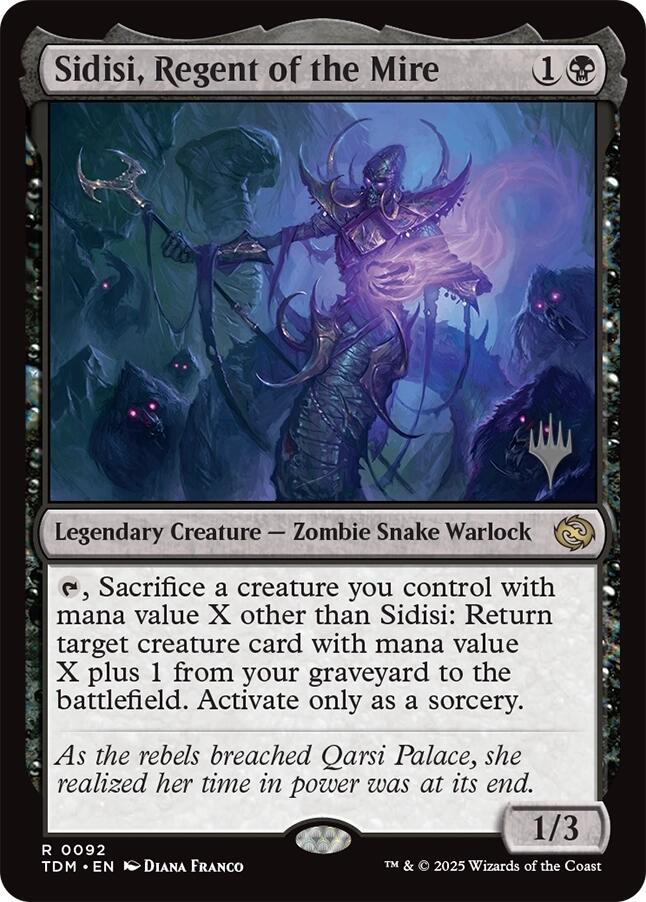 Sidisi, Regent of the Mire [Tarkir: Dragonstorm Promos] | Gamers Paradise