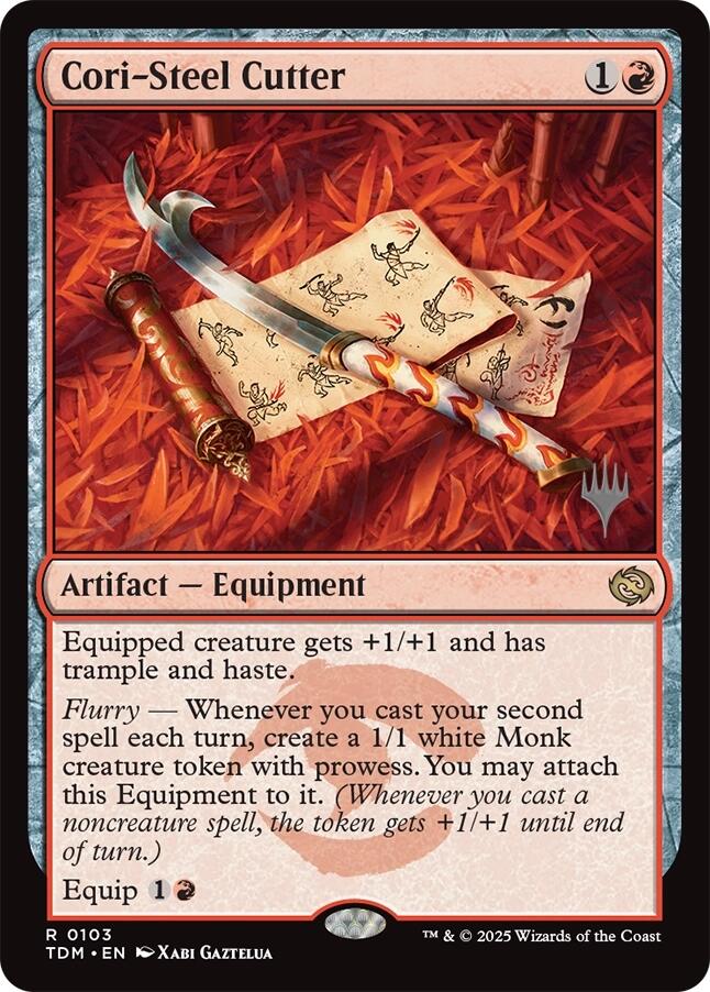 Cori-Steel Cutter [Tarkir: Dragonstorm Promos] | Gamers Paradise