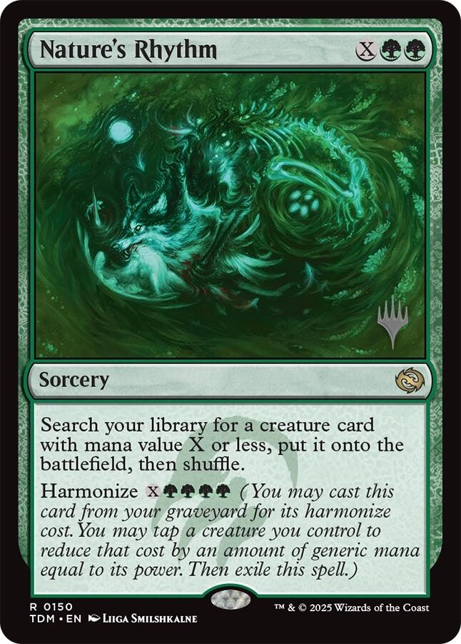Nature's Rhythm [Tarkir: Dragonstorm Promos] | Gamers Paradise