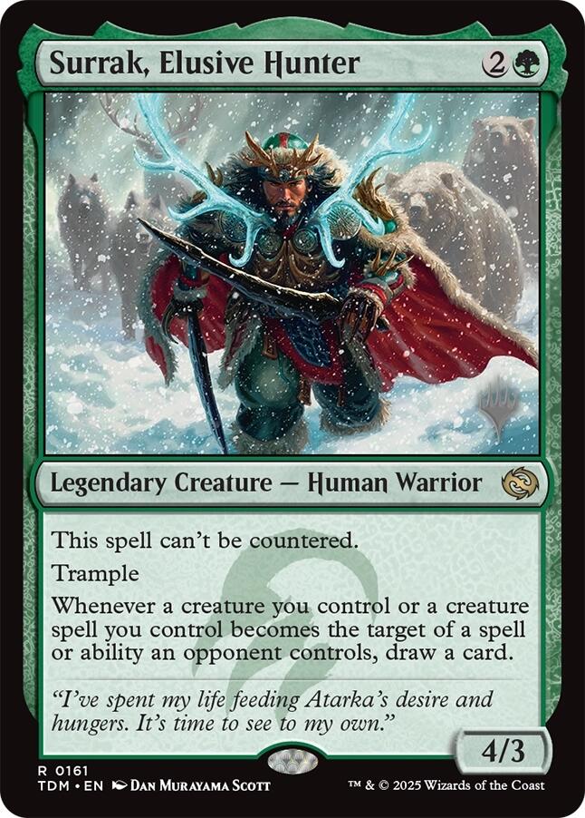 Surrak, Elusive Hunter [Tarkir: Dragonstorm Promos] | Gamers Paradise