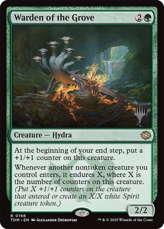Warden of the Grove [Tarkir: Dragonstorm Promos] | Gamers Paradise