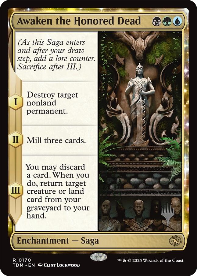 Awaken the Honored Dead [Tarkir: Dragonstorm Promos] | Gamers Paradise