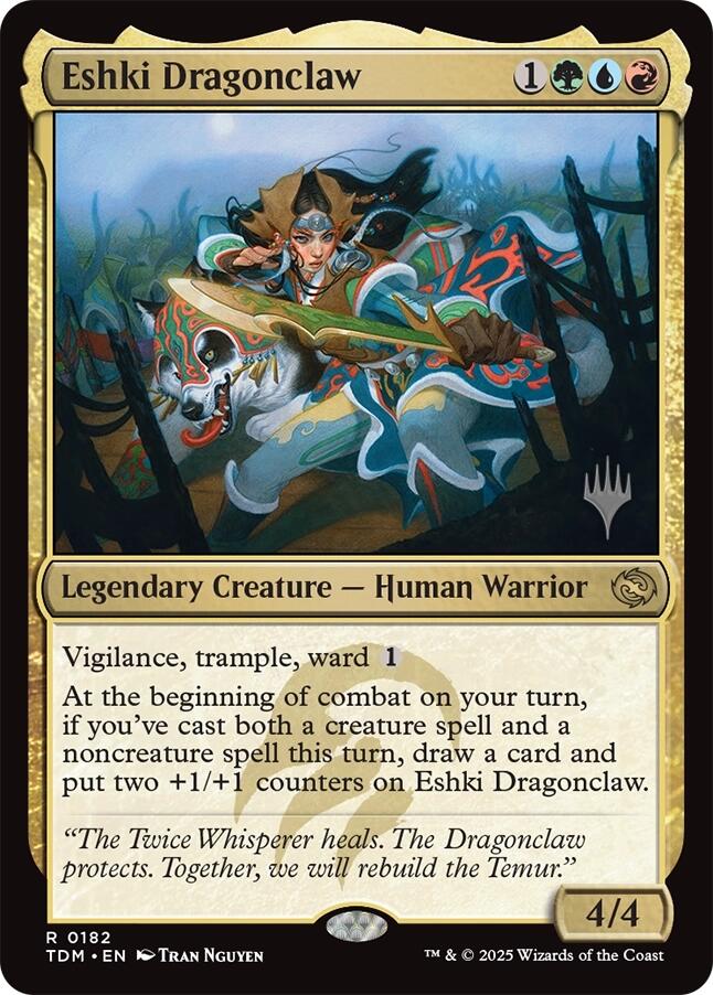 Eshki Dragonclaw [Tarkir: Dragonstorm Promos] | Gamers Paradise