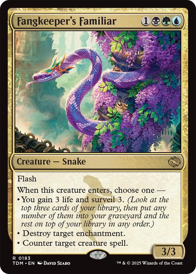 Fangkeeper's Familiar [Tarkir: Dragonstorm Promos] | Gamers Paradise