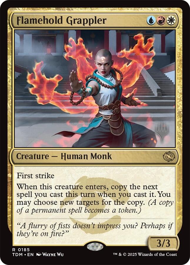 Flamehold Grappler [Tarkir: Dragonstorm Promos] | Gamers Paradise