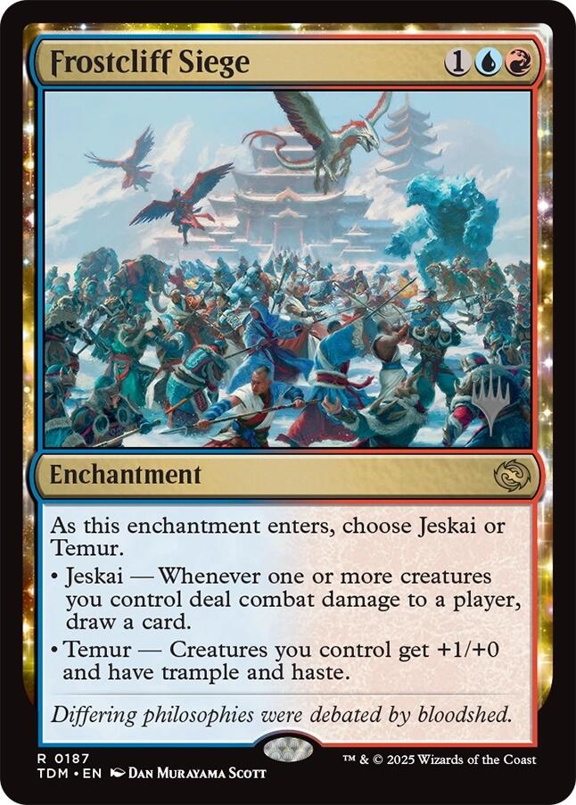 Frostcliff Siege [Tarkir: Dragonstorm Promos] | Gamers Paradise