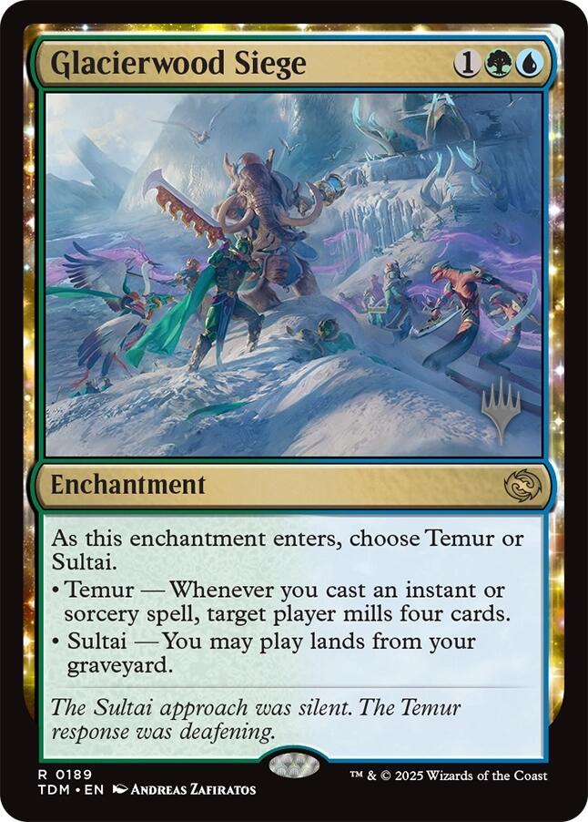 Glacierwood Siege [Tarkir: Dragonstorm Promos] | Gamers Paradise