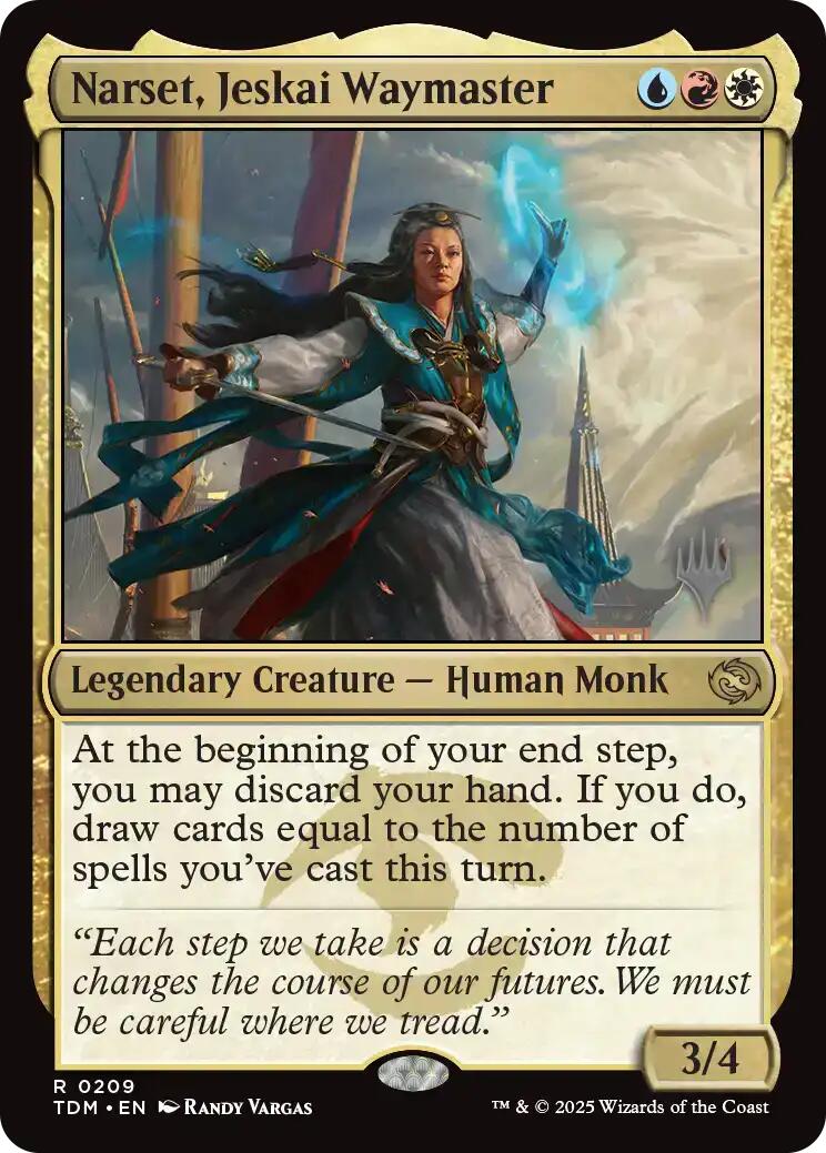 Narset, Jeskai Waymaster [Tarkir: Dragonstorm Promos] | Gamers Paradise