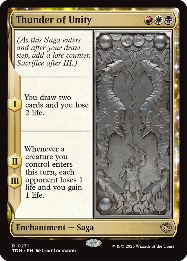 Thunder of Unity [Tarkir: Dragonstorm Promos] | Gamers Paradise