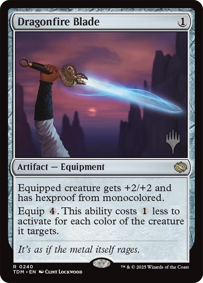 Dragonfire Blade [Tarkir: Dragonstorm Promos] | Gamers Paradise