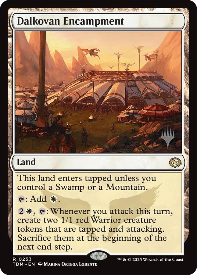 Dalkovan Encampment [Tarkir: Dragonstorm Promos] | Gamers Paradise