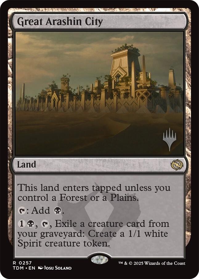 Great Arashin City [Tarkir: Dragonstorm Promos] | Gamers Paradise