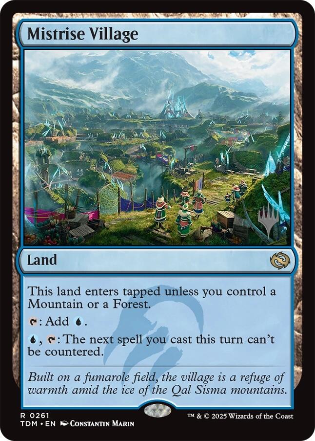 Mistrise Village [Tarkir: Dragonstorm Promos] | Gamers Paradise