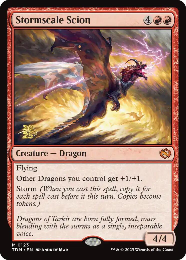 Stormscale Scion [Tarkir: Dragonstorm Prerelease Promos] | Gamers Paradise