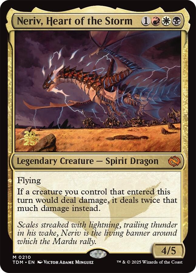 Neriv, Heart of the Storm [Tarkir: Dragonstorm Prerelease Promos] | Gamers Paradise