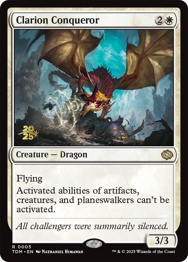 Clarion Conqueror [Tarkir: Dragonstorm Prerelease Promos] | Gamers Paradise
