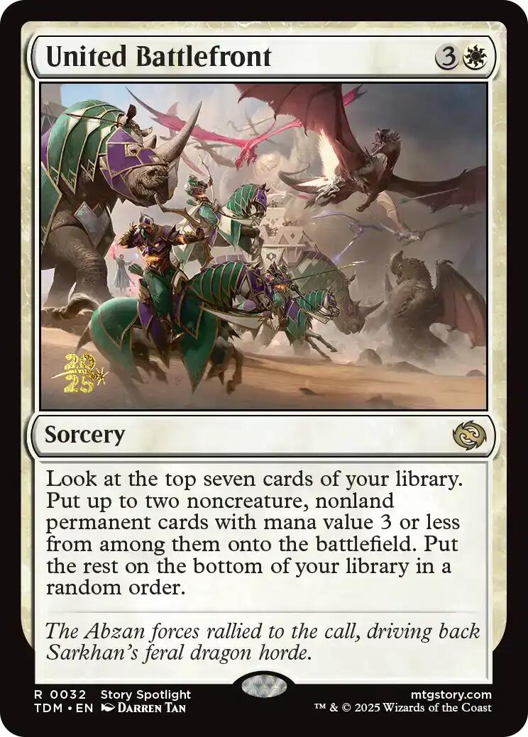United Battlefront [Tarkir: Dragonstorm Prerelease Promos] | Gamers Paradise