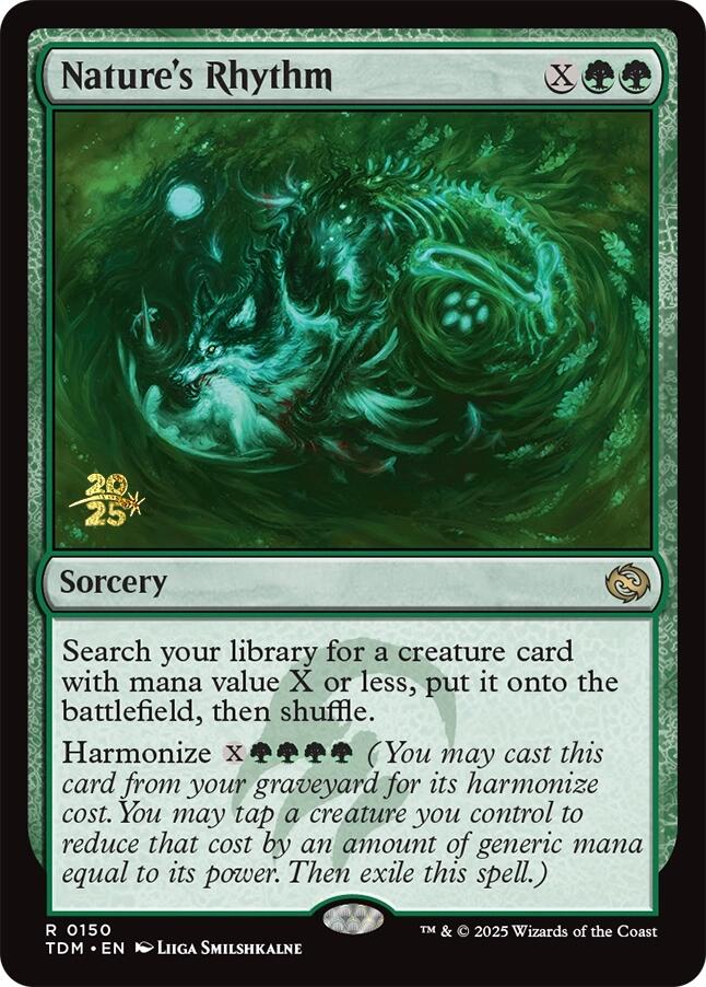 Nature's Rhythm [Tarkir: Dragonstorm Prerelease Promos] | Gamers Paradise