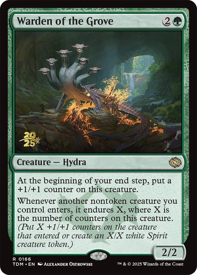 Warden of the Grove [Tarkir: Dragonstorm Prerelease Promos] | Gamers Paradise