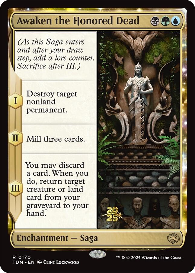 Awaken the Honored Dead [Tarkir: Dragonstorm Prerelease Promos] | Gamers Paradise