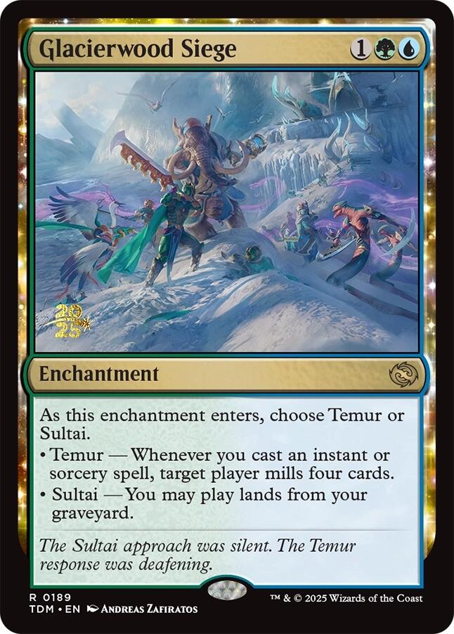 Glacierwood Siege [Tarkir: Dragonstorm Prerelease Promos] | Gamers Paradise