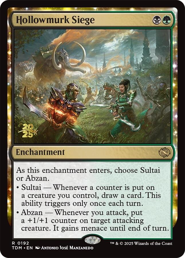 Hollowmurk Siege [Tarkir: Dragonstorm Prerelease Promos] | Gamers Paradise