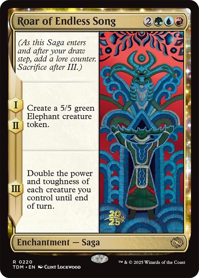 Roar of Endless Song [Tarkir: Dragonstorm Prerelease Promos] | Gamers Paradise