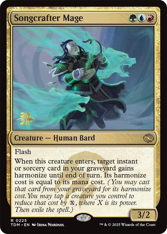 Songcrafter Mage [Tarkir: Dragonstorm Prerelease Promos] | Gamers Paradise