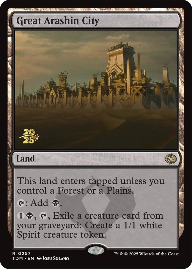 Great Arashin City [Tarkir: Dragonstorm Prerelease Promos] | Gamers Paradise