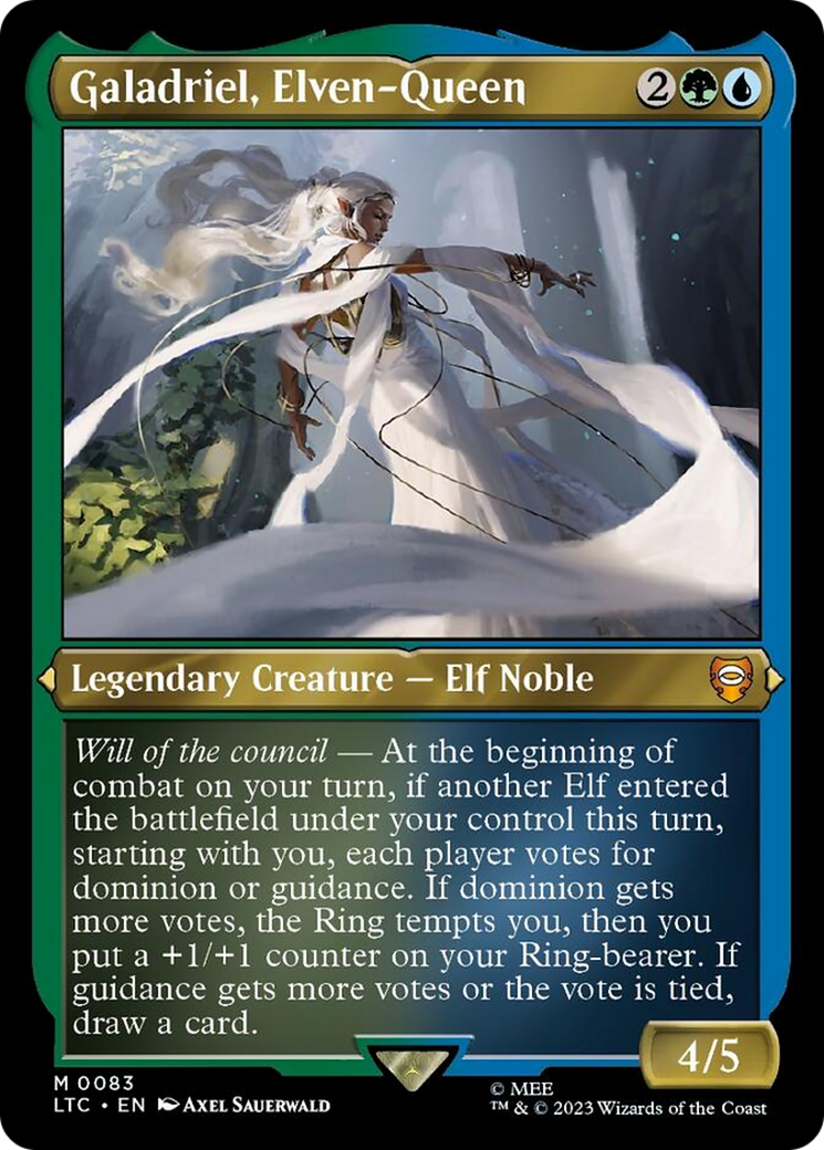 Galadriel, Elven-Queen (Display Commander) [The Lord of the Rings: Tales of Middle-Earth Commander] | Gamers Paradise