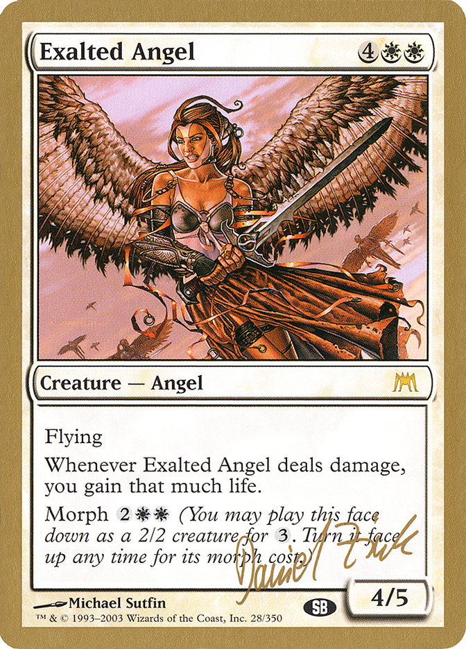 Exalted Angel (Daniel Zink) (SB) [World Championship Decks 2003] | Gamers Paradise