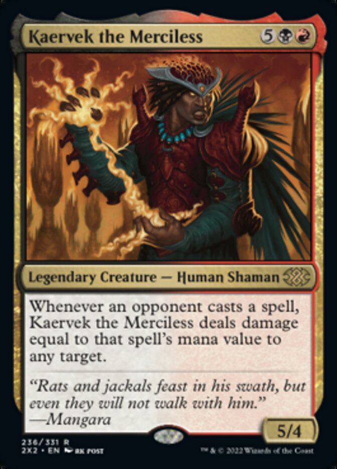 Kaervek the Merciless [Double Masters 2022] | Gamers Paradise