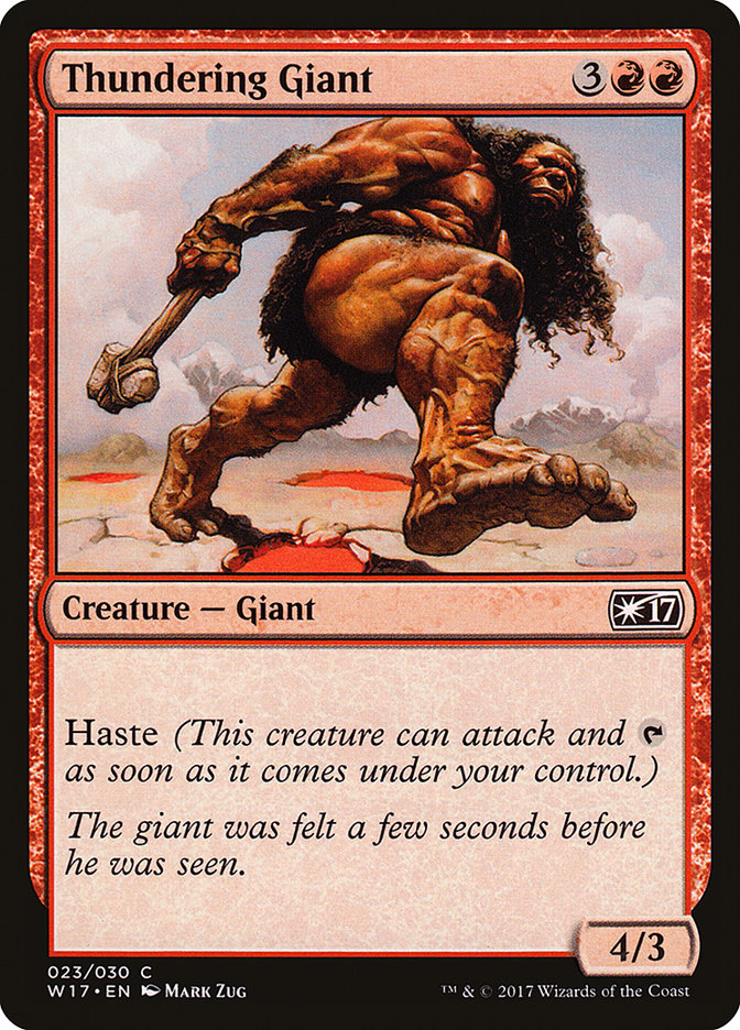 Thundering Giant [Welcome Deck 2017] | Gamers Paradise