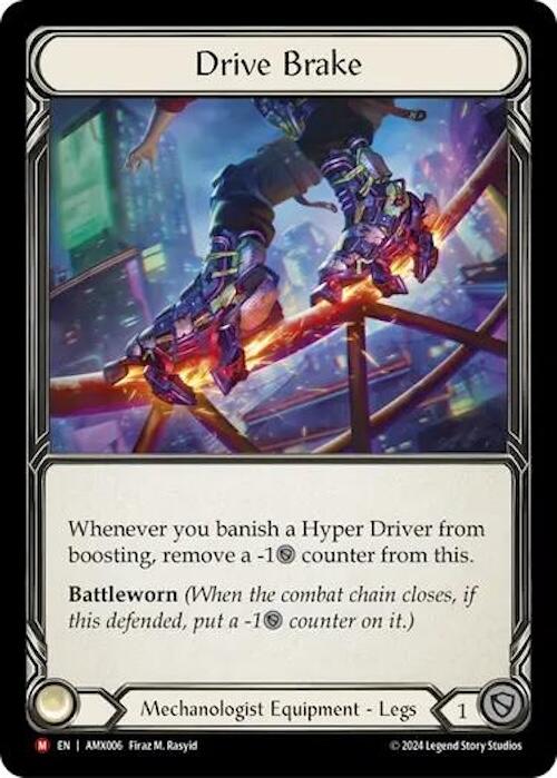 Drive Brake [AMX006] (Armory Deck: Maxx Nitro)  Rainbow Foil | Gamers Paradise